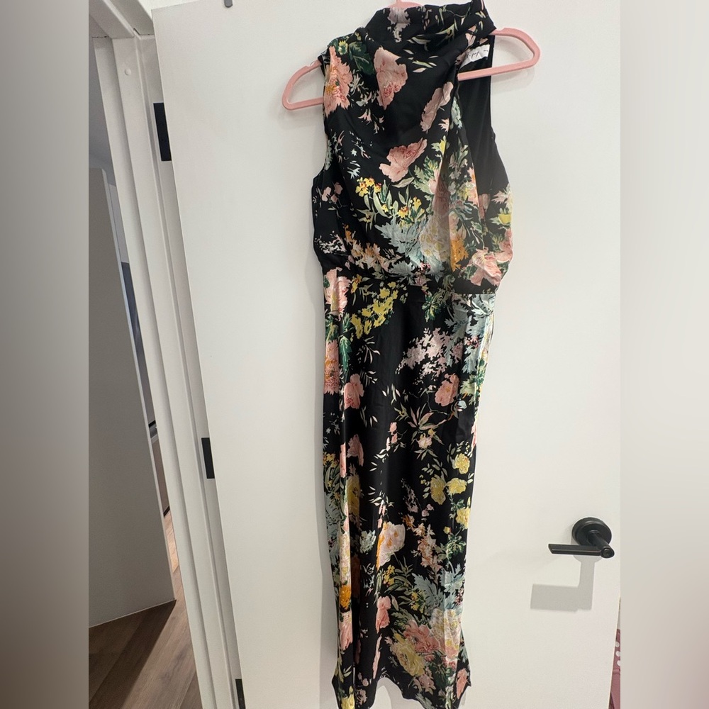 Petal & Pup Black Floral Dress